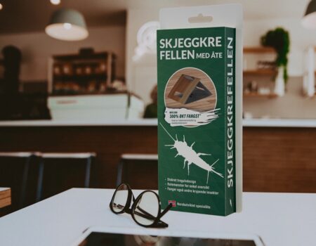 CefaPac emballasje, Case for Skjeggkrefellen med åte fra Krefting